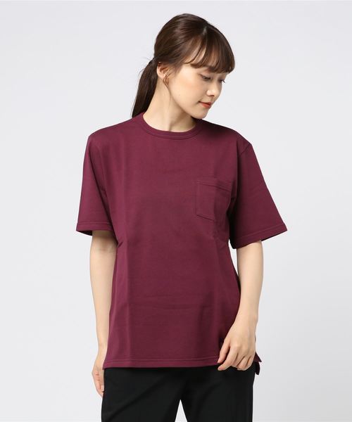 SpinnerBait（スピナーベイト）の「【SPINNER BAIT NAVY LABEL】スピナーベイト ミニ裏毛カットソー（Tシャツ/カットソー・レディース・ホワイト/ブラック/ナチュラル/オリーブ/ネイビー/バーガンディー・40/50/42/44/46）」の6枚目の写真