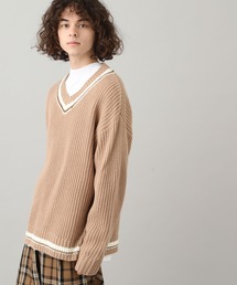 JUNRED | チルデンＶネックニット(ニット/セーター)