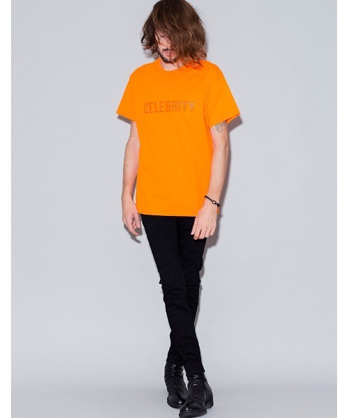NO ID.（ノーアイディ）の「mt6327-シリコンプリントメッセージＴ Tシャツ（Tシャツ/カットソー・メンズ・ホワイト/ブラック/ネイビー/グレー/カーキ/オレンジ・1/2）」の18枚目の写真
