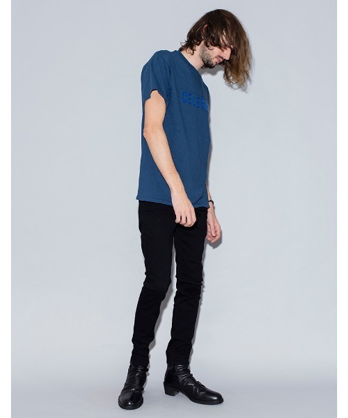 NO ID.（ノーアイディ）の「mt6327-シリコンプリントメッセージＴ Tシャツ（Tシャツ/カットソー・メンズ・ホワイト/ブラック/ネイビー/グレー/カーキ/オレンジ・1/2）」の16枚目の写真