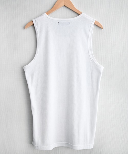 kutir（クティール）の「ボックスロング丈タンクトップ（タンクトップ・メンズ・ホワイト・SMALL/MEDIUM/LARGE/X-LARGE）」の3枚目の写真