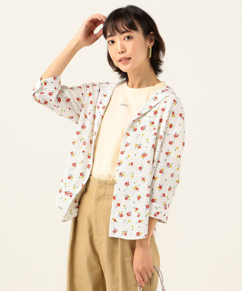 SHIPS any（シップス エニィ）の「SHIPS any:ロゴTシャツ(happy)（Tシャツ/カットソー・レディース・ホワイト/チャコールグレー/オレンジ/クリーム・ONE SIZE）」の10枚目の写真