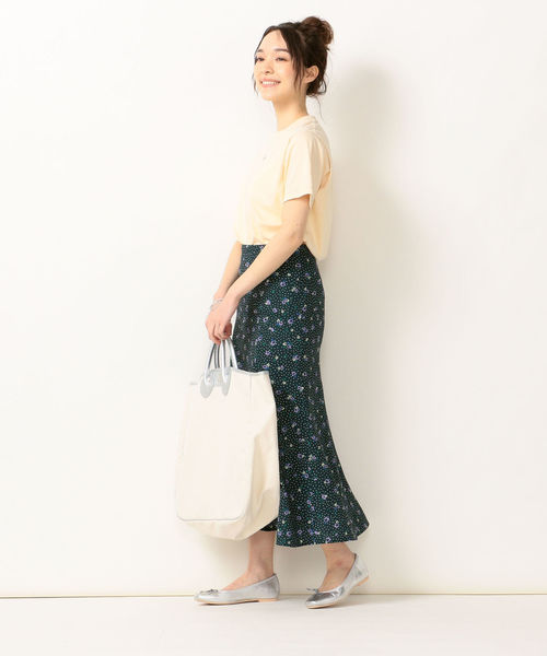 SHIPS any（シップス エニィ）の「SHIPS any:ロゴTシャツ(happy)（Tシャツ/カットソー・レディース・ホワイト/チャコールグレー/オレンジ/クリーム・ONE SIZE）」の12枚目の写真