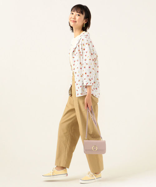 SHIPS any（シップス エニィ）の「SHIPS any:ロゴTシャツ(happy)（Tシャツ/カットソー・レディース・ホワイト/チャコールグレー/オレンジ/クリーム・ONE SIZE）」の15枚目の写真