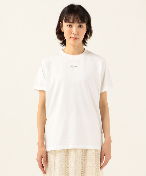 SHIPS any（シップス エニィ）の「SHIPS any:ロゴTシャツ(happy)（Tシャツ/カットソー・レディース・ホワイト/チャコールグレー/オレンジ/クリーム・ONE SIZE）」の17枚目の写真