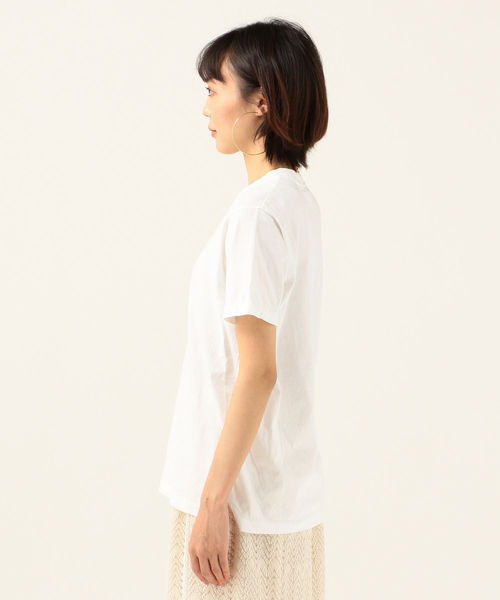 SHIPS any（シップス エニィ）の「SHIPS any:ロゴTシャツ(happy)（Tシャツ/カットソー・レディース・ホワイト/チャコールグレー/オレンジ/クリーム・ONE SIZE）」の18枚目の写真