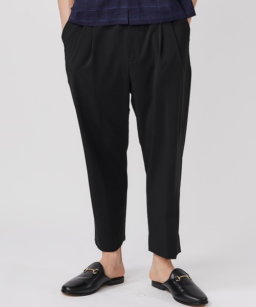 Iroquois（イロコイ）の「【iroquois】EX.NEUE WIDE PANTS / 481151（スラックス・メンズ・ブラック/ブラウン・1/2）」の2枚目の写真