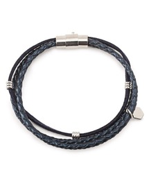 LUXSTYLE（ラグスタイル）の「編み込みレザーブレスレット（ブレスレット）」