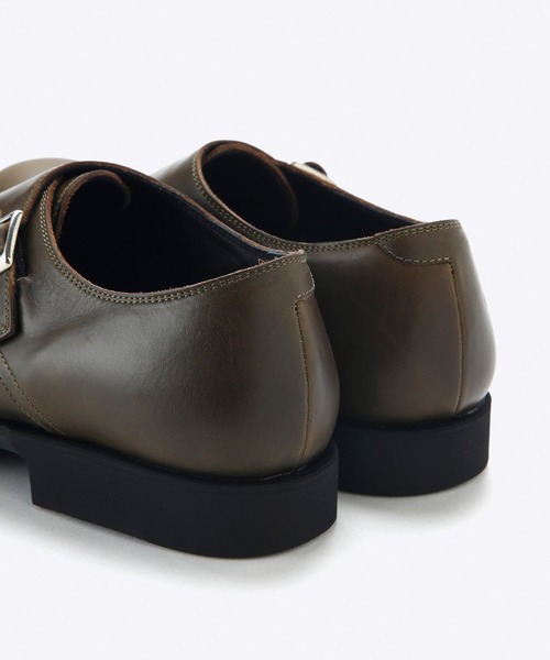 junhashimoto（ジュンハシモト）の「DOUBLE MONK（ドレスシューズ・メンズ・ブラック/カーキ・42/41/40）」の4枚目の写真