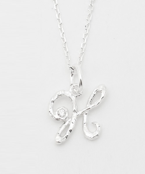 W】【it】SAINTS/イニシャルネックレス（シルバー）（ネックレス