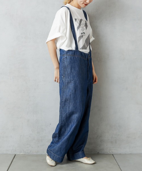 PUAL CE CIN（ピュアルセシン）の「フォトT（Tシャツ/カットソー・レディース・オフホワイト/ホワイト系その他/グレー/グレイッシュベージュ・FREE）」の11枚目の写真