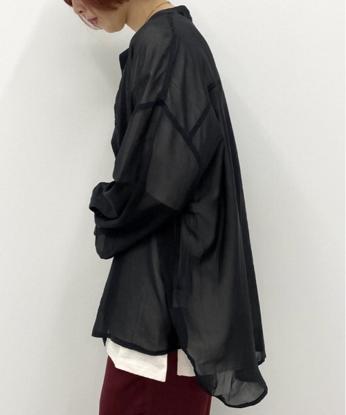 apres jour mignon（アプレジュールミニョン）の「シア―シャツTシャツセット【ZOZOTOWN限定アイテム】（シャツ/ブラウス・レディース・その他/パープル/ダークブラウン/ブラック・フリー）」の8枚目の写真