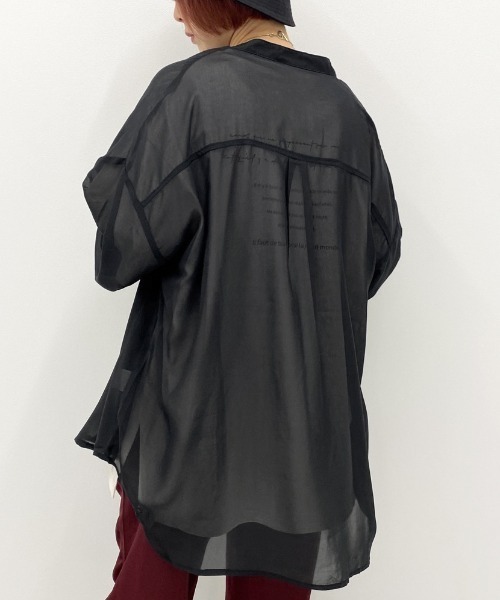 apres jour mignon（アプレジュールミニョン）の「シア―シャツTシャツセット【ZOZOTOWN限定アイテム】（シャツ/ブラウス・レディース・その他/パープル/ダークブラウン/ブラック・フリー）」の9枚目の写真