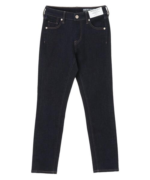AMERICAN HOLIC（アメリカンホリック）の「シガレットフィットデニム　＊（デニムパンツ・レディース・ワンウォッシュ/インディゴブルー・XS/L/S/M）」の3枚目の写真