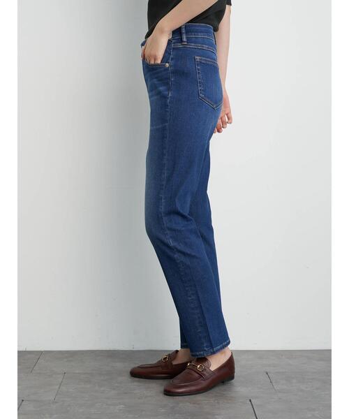 AMERICAN HOLIC（アメリカンホリック）の「シガレットフィットデニム　＊（デニムパンツ・レディース・ワンウォッシュ/インディゴブルー・XS/L/S/M）」の10枚目の写真