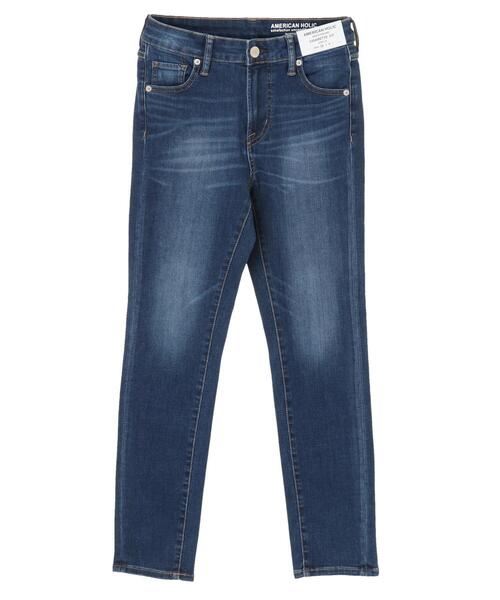 AMERICAN HOLIC（アメリカンホリック）の「シガレットフィットデニム　＊（デニムパンツ・レディース・ワンウォッシュ/インディゴブルー・XS/L/S/M）」の22枚目の写真