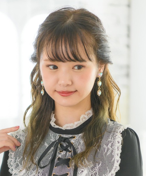 ROJITA(ロジータ)の「3連ハートイヤリング(イヤリング・レディース・ピンク/シルバー・FREE)」の6枚目の写真