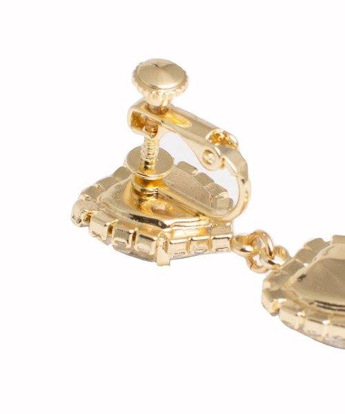 ROJITA(ロジータ)の「3連ハートイヤリング(イヤリング・レディース・ピンク/シルバー・FREE)」の9枚目の写真