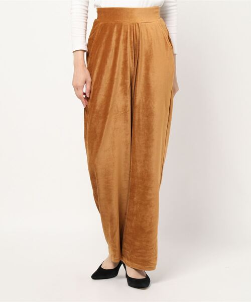 ベロアワイドパンツ その他パンツ Kobe Lettuce コウベレタス のファッション通販 Zozotown