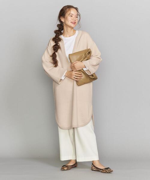 BEAUTY&YOUTH UNITED ARROWS(ビューティーアンドユースユナイテッドアローズ)の「BY カフタンニットワンピース ◆(ワンピース・レディース・ベージュ/グレー/オフホワイト・FREE)」の6枚目の写真