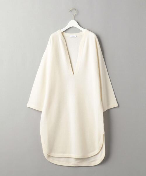 BEAUTY&YOUTH UNITED ARROWS(ビューティーアンドユースユナイテッドアローズ)の「BY カフタンニットワンピース ◆(ワンピース・レディース・ベージュ/グレー/オフホワイト・FREE)」の19枚目の写真