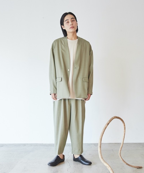 Dulcamara ドゥルカマラ ウールよそいき センタープレス イージーパンツ Dulcamara ドゥルカマラ よそいきセンタープレスイージーPT Dulcamara