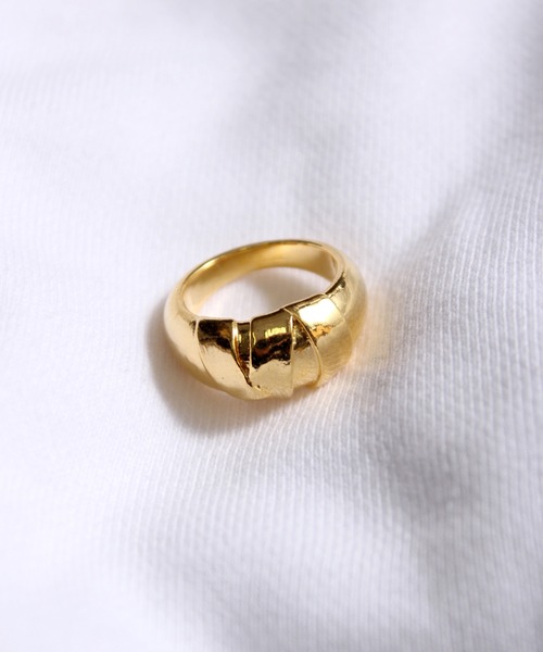 Ayler(アイラー)の「【Ayler】RING ロールバンド太リング Ayl-004(リング・レディース・シルバー/ゴールド・11号/13号)」の1枚目の写真
