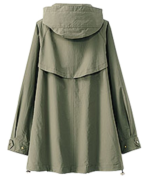 BELLUNA PLUS（ベルーナ）の「スピンドル使いマウンテンパーカー（マウンテンパーカー・レディース・ベージュ/ネイビー/カーキ・MEDIUM/LARGE/X-LARGE）」の6枚目の写真