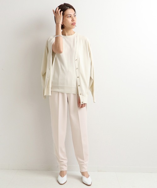 IENA（イエナ）の「カットツイル イージーパンツ◆（その他パンツ・レディース・ナチュラル/ネイビー・34/36/38/40）」の3枚目の写真