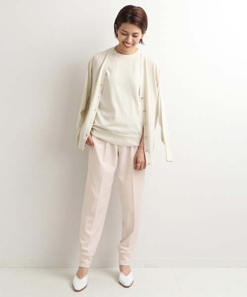 IENA（イエナ）の「カットツイル イージーパンツ◆（その他パンツ・レディース・ナチュラル/ネイビー・34/36/38/40）」の19枚目の写真