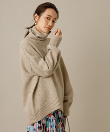 ADAM ET ROPE' | 【アウトレット店舗・WEB限定】ウール混ソフト天竺タートル(ニット/セーター)
