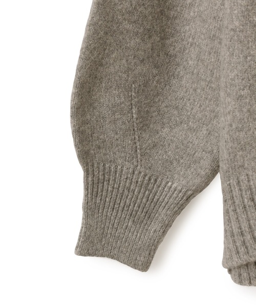 ADAM ET ROPE'(アダムエロペ)の「【アウトレット店舗・WEB限定】ウール混ソフト天竺タートル(ニット/セーター・レディース・ブラウン/グレー/ダークパープル/ベージュ系その他・FREE)」の16枚目の写真