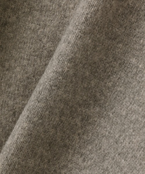 ADAM ET ROPE'(アダムエロペ)の「【アウトレット店舗・WEB限定】ウール混ソフト天竺タートル(ニット/セーター・レディース・ブラウン/グレー/ダークパープル/ベージュ系その他・FREE)」の8枚目の写真