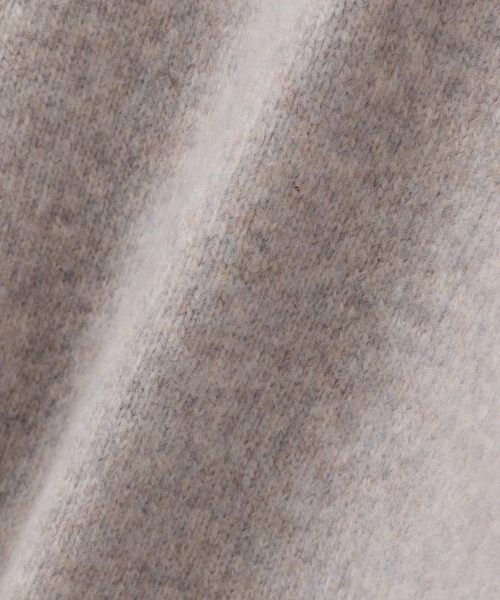ADAM ET ROPE'(アダムエロペ)の「【アウトレット店舗・WEB限定】ウール混ソフト天竺タートル(ニット/セーター・レディース・ブラウン/グレー/ダークパープル/ベージュ系その他・FREE)」の14枚目の写真