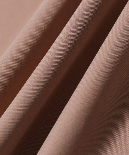 ADAM ET ROPE'（アダムエロペ）の「《21SS》リラックスドレープ レーヨンスエード とろみバンドカラーシャツ/UNISEX（シャツ/ブラウス・メンズ・ブラック/カーキ/ブルー系その他/サーモンピンク・M/L）」の12枚目の写真