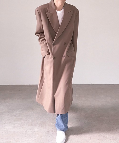 セール】【COLN】Double Long-Length Chester Coat（チェスターコート