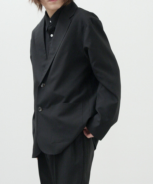 ZIP FIVE（ジップファイブ）の「【ZIP FIVE】ポリトロリラックスシングルテーラードジャケット 2ボタン（テーラードジャケット・メンズ・ブラック/ブラウン/グレー/ブルー/アイボリー・MEDIUM/LARGE/X-LARGE）」の10枚目の写真