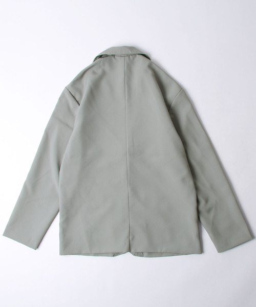 ZIP FIVE（ジップファイブ）の「【ZIP FIVE】ポリトロリラックスシングルテーラードジャケット 2ボタン（テーラードジャケット・メンズ・ブラック/ブラウン/グレー/ブルー/アイボリー・MEDIUM/LARGE/X-LARGE）」の8枚目の写真