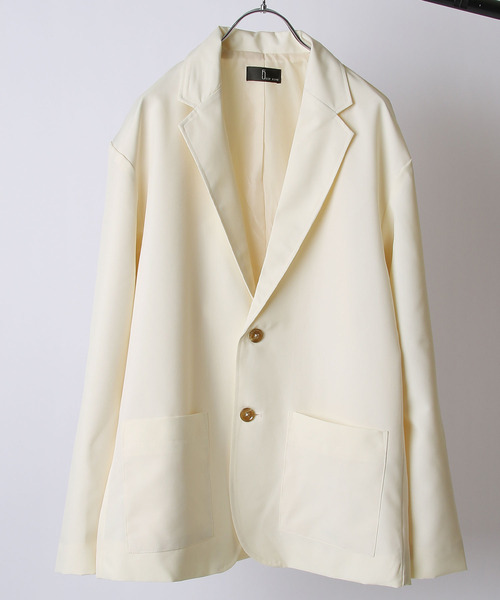 ZIP FIVE（ジップファイブ）の「【ZIP FIVE】ポリトロリラックスシングルテーラードジャケット 2ボタン（テーラードジャケット・メンズ・ブラック/ブラウン/グレー/ブルー/アイボリー・MEDIUM/LARGE/X-LARGE）」の13枚目の写真