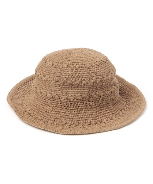 studio CLIP(スタディオクリップ)の「洗える和紙細編みハット(ハット・レディース・ブラウン/グレー/オフホワイト・FREE)」の9枚目の写真