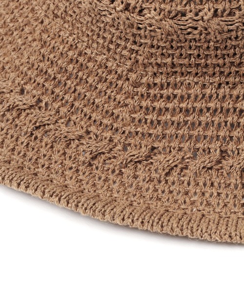 studio CLIP(スタディオクリップ)の「洗える和紙細編みハット(ハット・レディース・ブラウン/グレー/オフホワイト・FREE)」の15枚目の写真