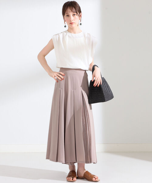 Ray BEAMS（レイビームス）の「Ray BEAMS / エポレット ノースリーブ シャツ（シャツ/ブラウス・レディース・ブラック/ホワイト・ONE SIZE）」の14枚目の写真