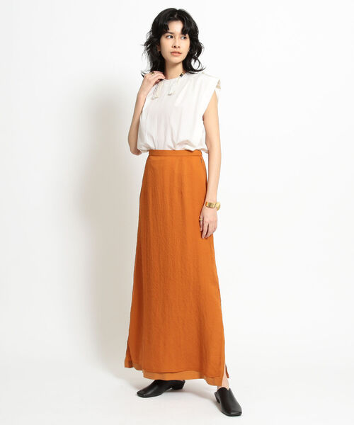 Ray BEAMS（レイビームス）の「Ray BEAMS / エポレット ノースリーブ シャツ（シャツ/ブラウス・レディース・ブラック/ホワイト・ONE SIZE）」の18枚目の写真