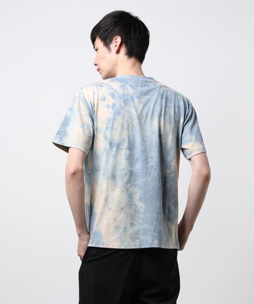 HOOK（フック）の「【HOOK】個性派タイダイ染め半袖tシャツ（Tシャツ/カットソー・メンズ・ブルー/レッド・XL/L/M）」の14枚目の写真