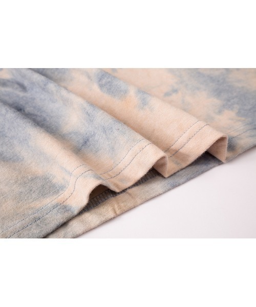 HOOK（フック）の「【HOOK】個性派タイダイ染め半袖tシャツ（Tシャツ/カットソー・メンズ・ブルー/レッド・XL/L/M）」の10枚目の写真