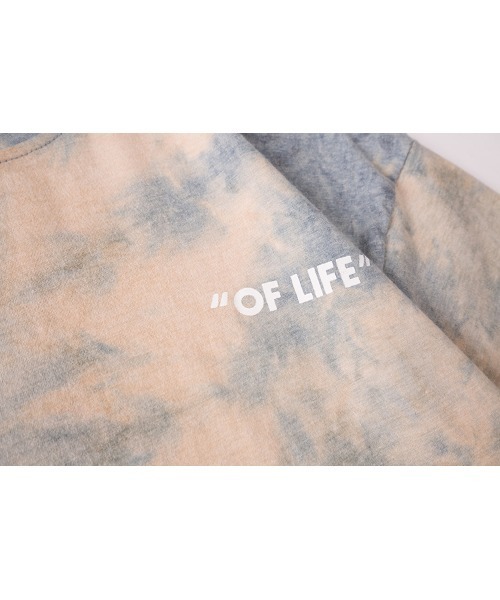 HOOK（フック）の「【HOOK】個性派タイダイ染め半袖tシャツ（Tシャツ/カットソー・メンズ・ブルー/レッド・XL/L/M）」の12枚目の写真