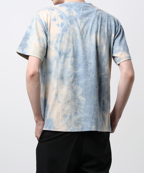 HOOK（フック）の「【HOOK】個性派タイダイ染め半袖tシャツ (SS)（Tシャツ/カットソー・メンズ・ブルー/レッド・XL/L/M）」の12枚目の写真