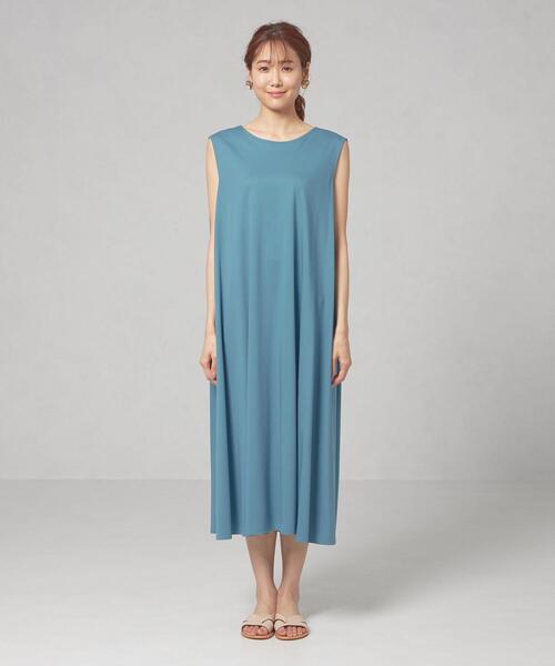 closet story（クローゼットストーリー）の「＜closet story＞□CSC カタタック ロングワンピース -手洗い可能-（ワンピース・レディース・ブラック/ロイヤルブルー・FREE）」の3枚目の写真