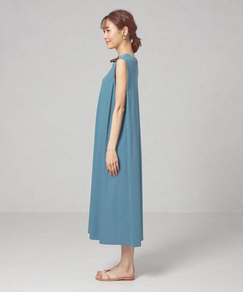 closet story（クローゼットストーリー）の「＜closet story＞□CSC カタタック ロングワンピース -手洗い可能-（ワンピース・レディース・ブラック/ロイヤルブルー・FREE）」の4枚目の写真