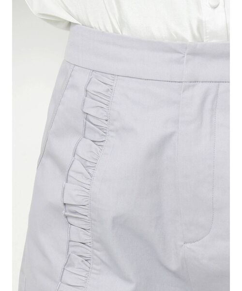 merry jenny（メリージェニー）の「line frill チノショートパンツ（その他パンツ・レディース・ライトブルー/ブラック/ベージュ・FREE）」の8枚目の写真